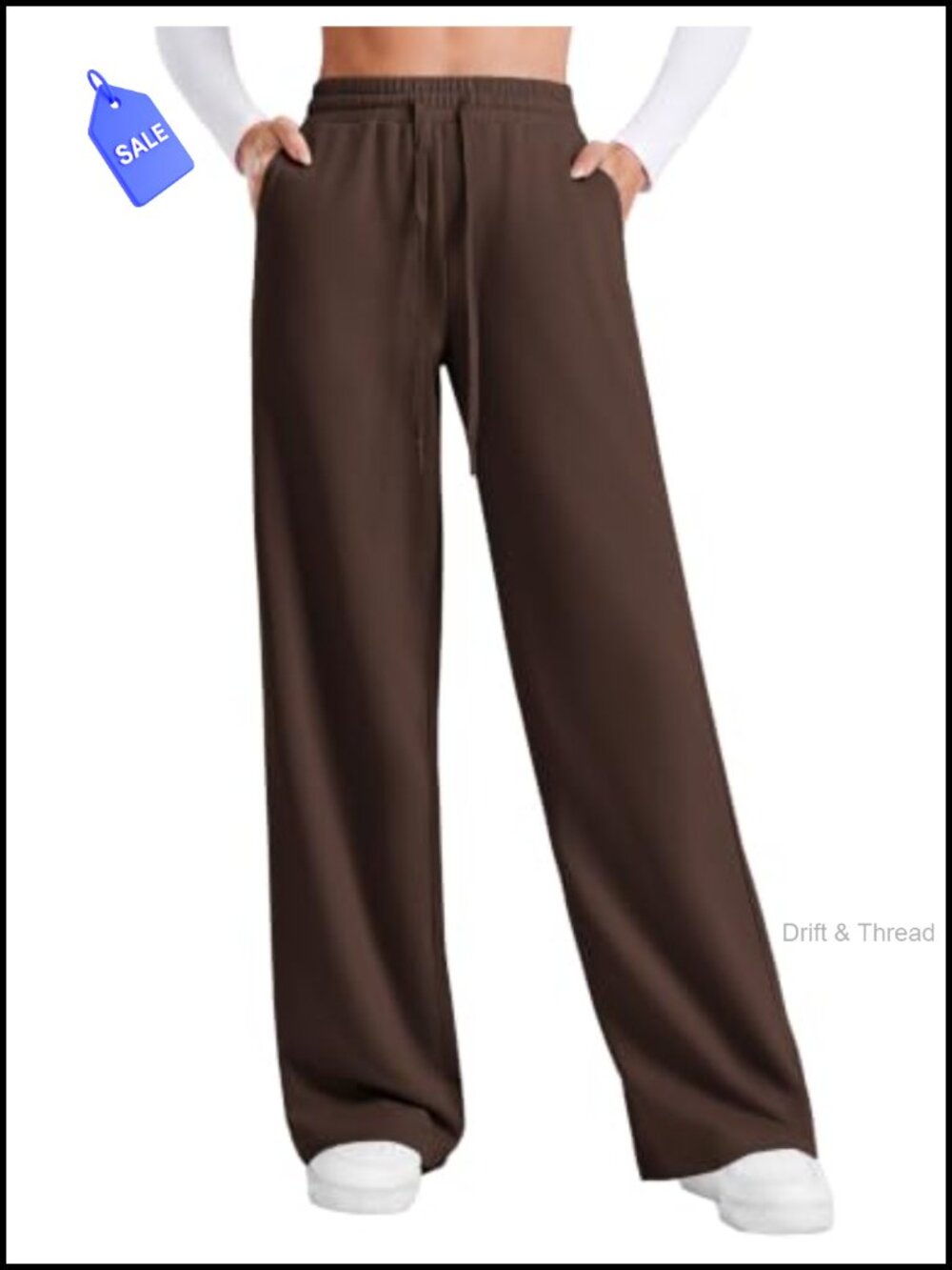 Wide Leg High Waisted Sweatpants Petite/Regular/Tall